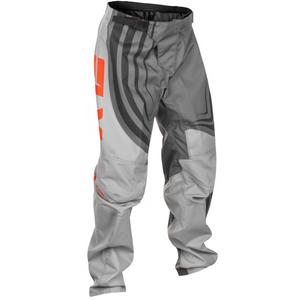 Vaikų motokroso kelnės FLY Racing F-16 pilkai oranžinės