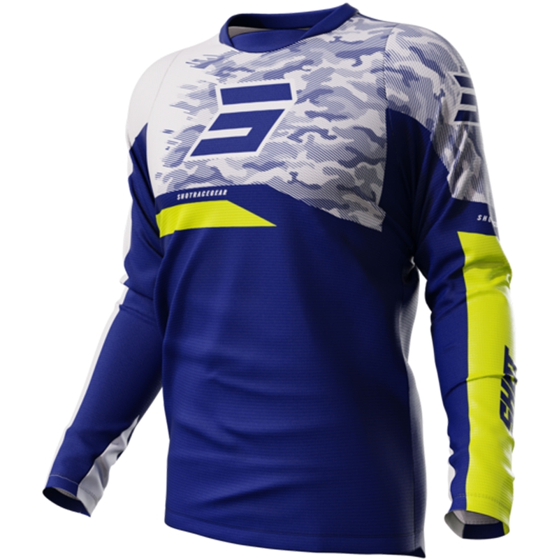 Motokroso marškinėliai Shot Matrix blue išpardavimas