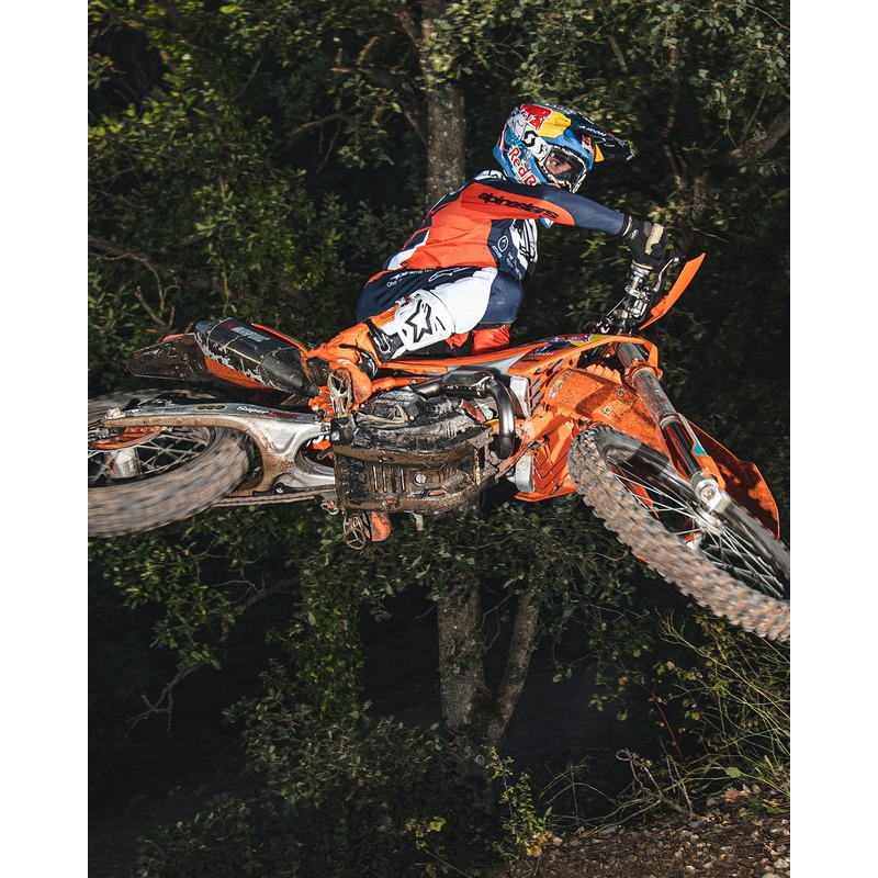 Alpinestars Tech 10 Enduro fluo oranžiniai-juoda-balta motociklininko batai