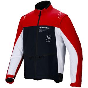Alpinestars Lite Dura Softshell striukė juoda-raudona-balta