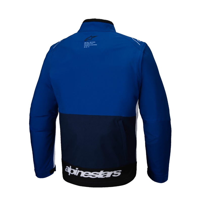 Alpinestars Lite Dura Softshell striukė mėlyna ir balta