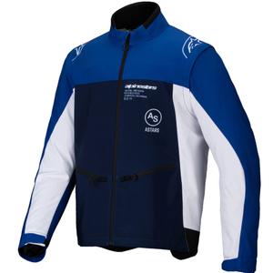 Alpinestars Lite Dura Softshell striukė mėlyna ir balta