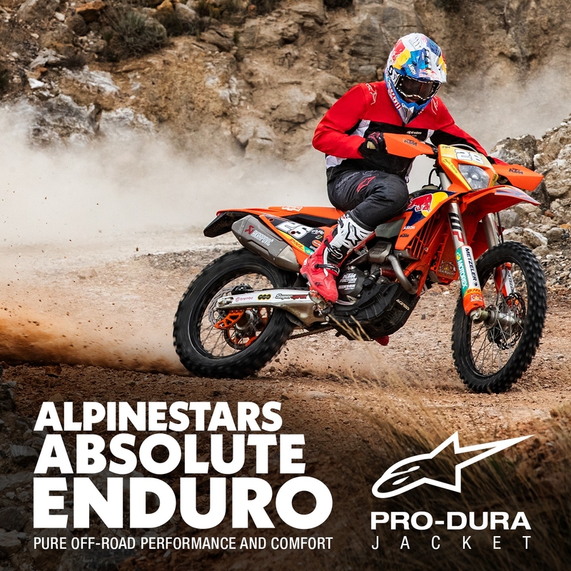 "Alpinestars PRO-Dura" juoda-raudona-balta striukė