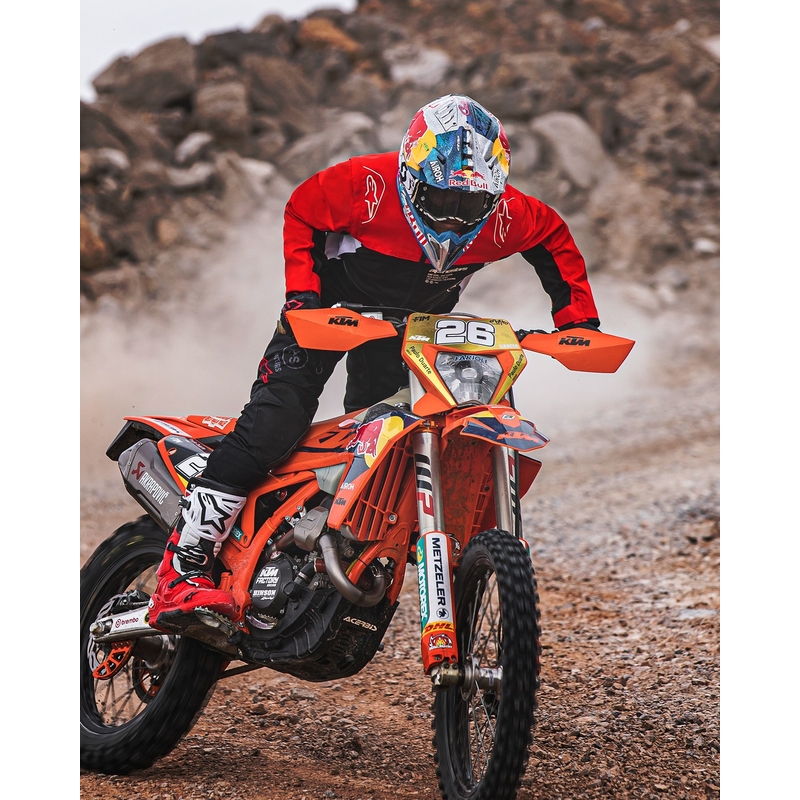 "Alpinestars PRO-Dura" juoda-raudona-balta striukė