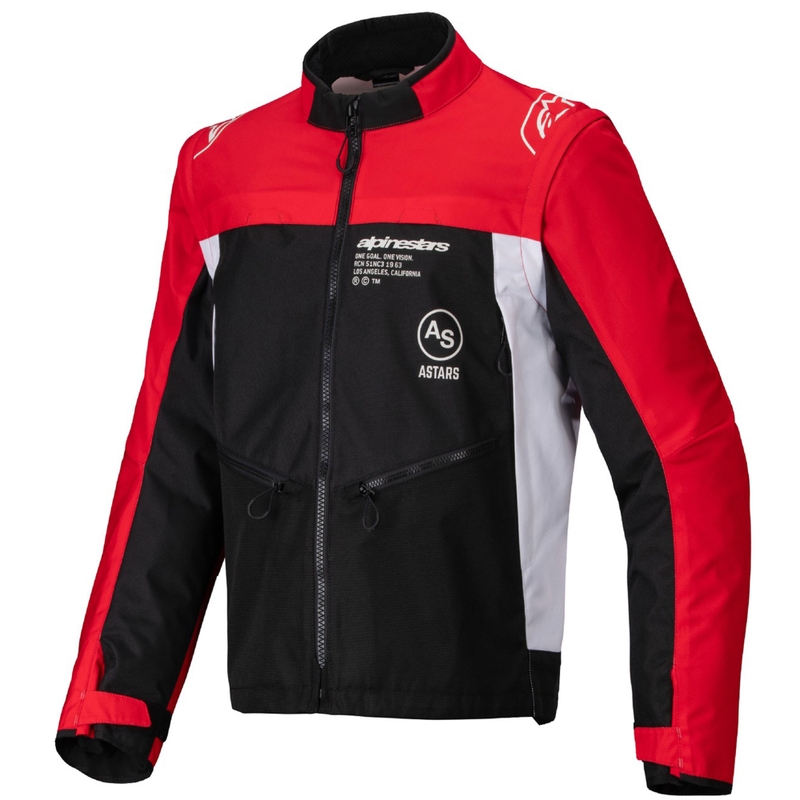 "Alpinestars PRO-Dura" juoda-raudona-balta striukė