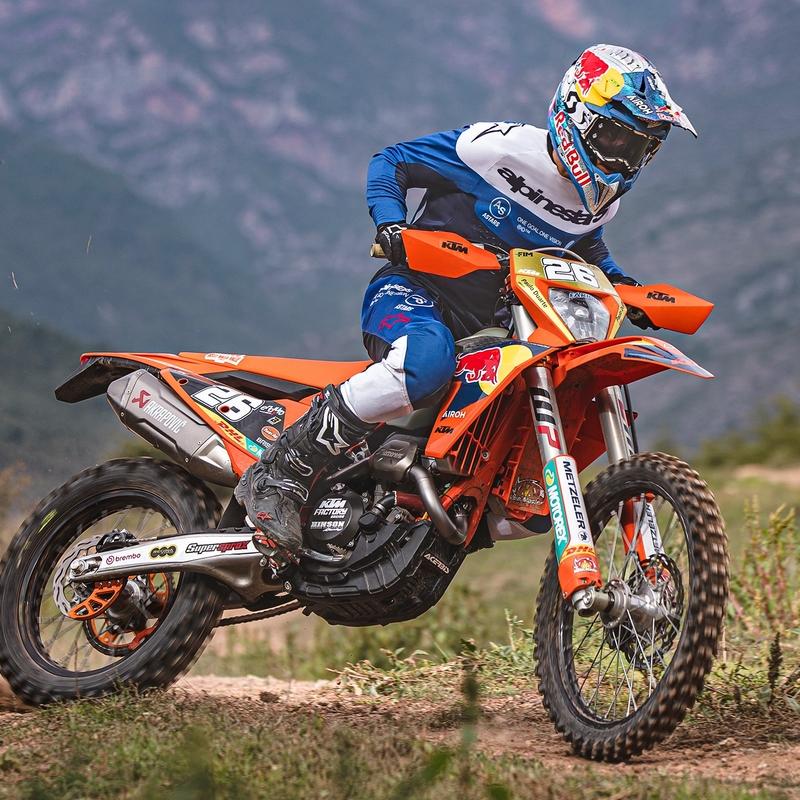 Alpinestars PRO-Dura motokroso kelnės mėlynos ir baltos spalvos