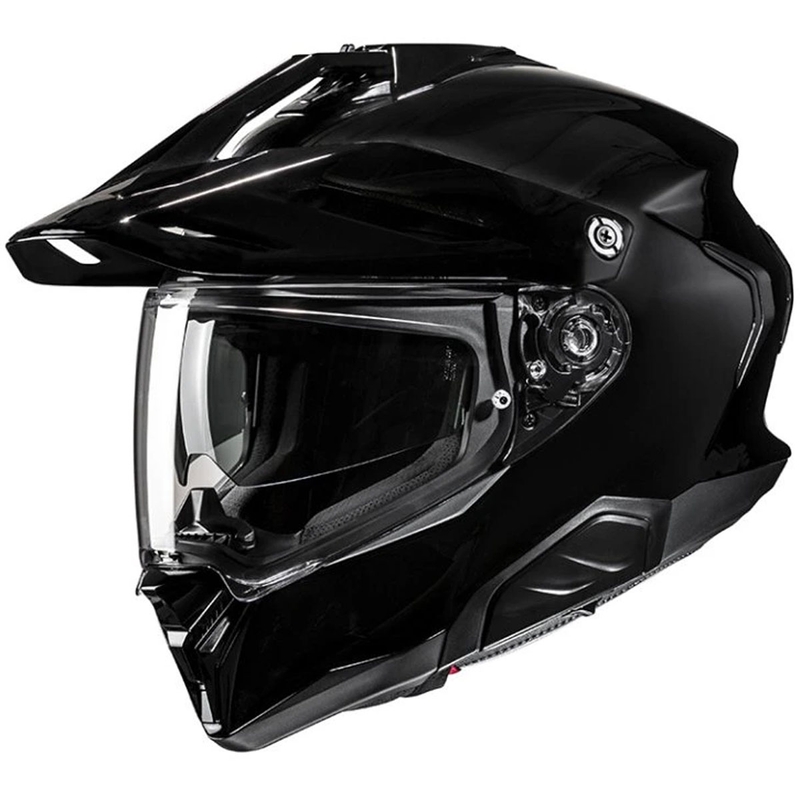 Enduro motociklininko šalmas HJC RPHA 60 Solid black glossy