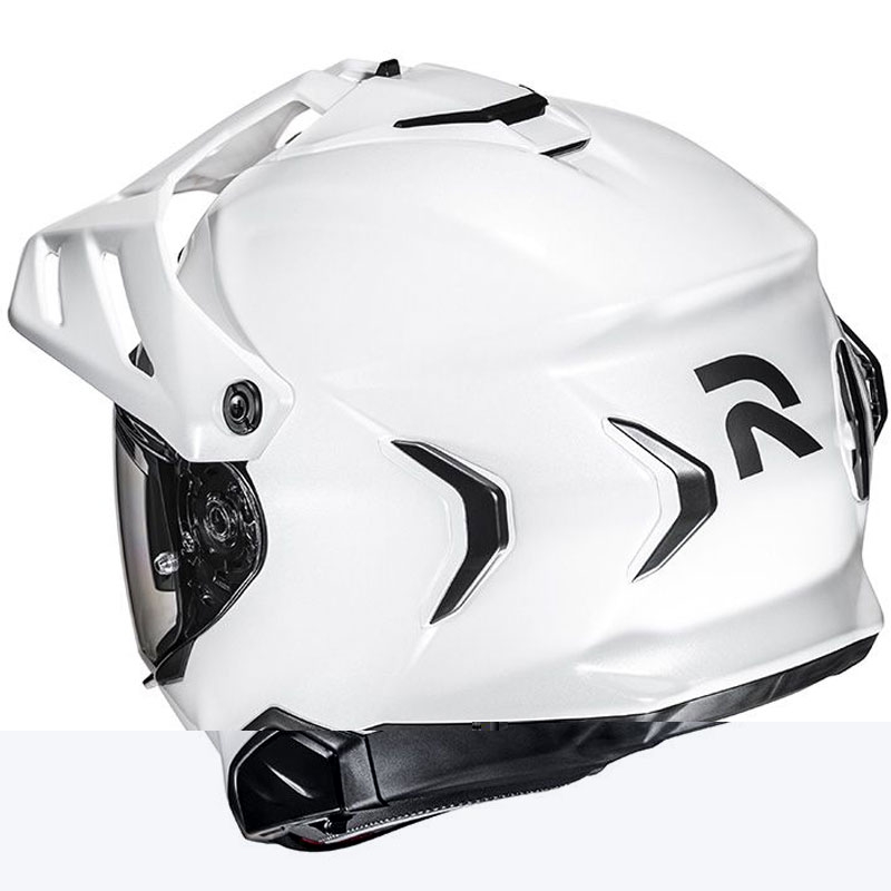 Enduro motociklininko šalmas HJC RPHA 60 Solid pearl white