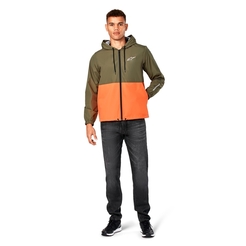 "Alpinestars Speeded Windbreaker" striukė žalia-oranžinė