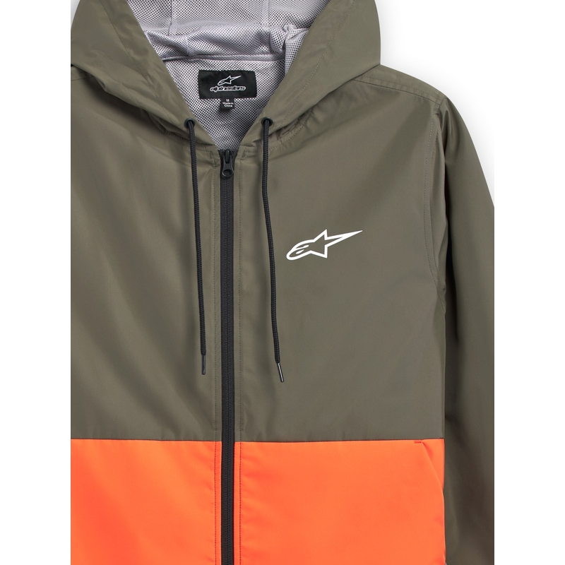 "Alpinestars Speeded Windbreaker" striukė žalia-oranžinė