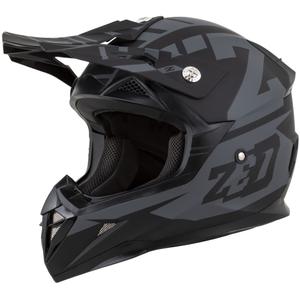 Motokroso šalmas motociklui ZED X1.9 Targa matinis pilkai juodas