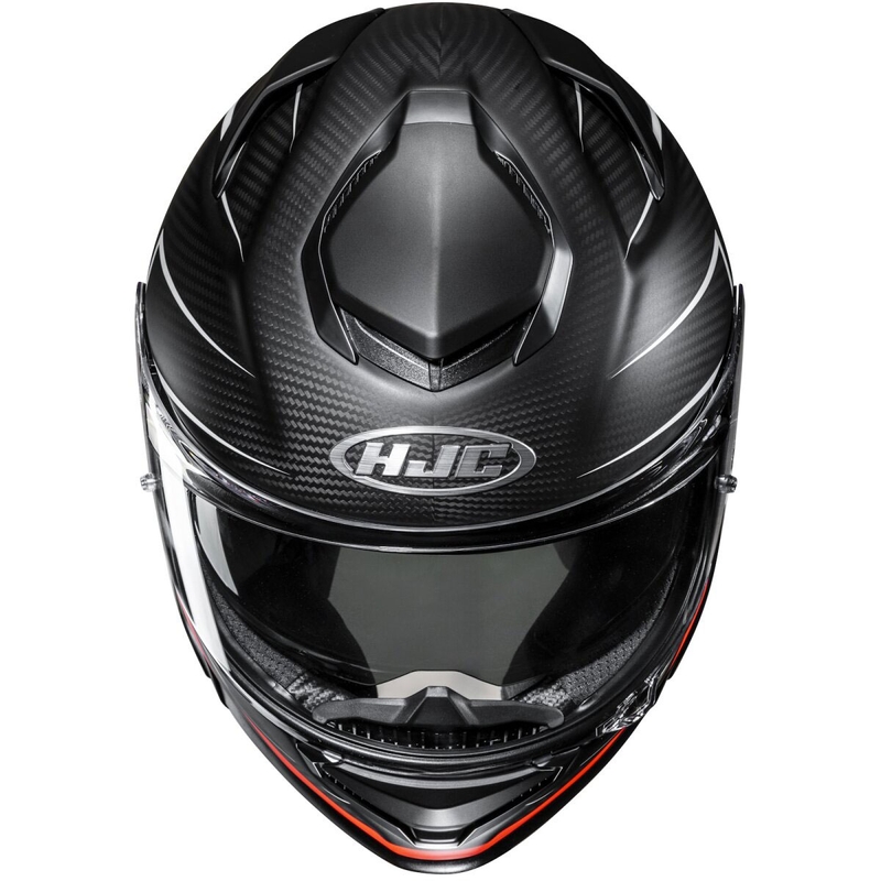 Integruotas motociklininko šalmas HJC RPHA 71 CARBON Cano MC6HSF juodai oranžinis išpardavimas