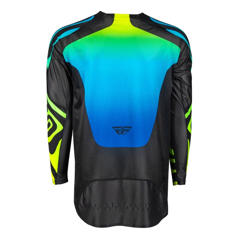 Motokroso marškinėliai FLY Racing Evolution black-blue-fluo yellow