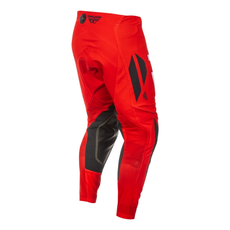Motokroso kelnės FLY Racing Evolution raudona-balta-juoda