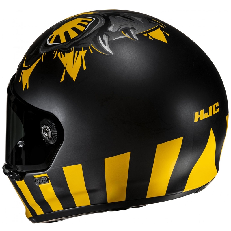 Integruotas motociklininko šalmas HJC V10 Crania MC3SF juodai geltonas