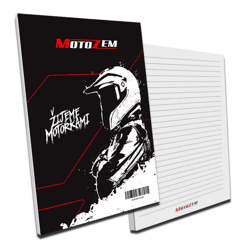 "MotoZem" užrašų knygutė