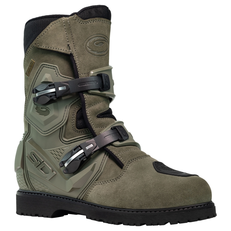 SiDi Adventure Gore-Tex 2 Mid chaki spalvos motociklininko batai
