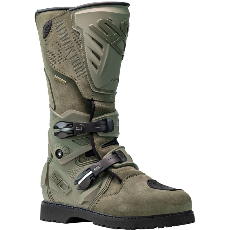 SiDi Adventure Gore-Tex 2 Kariniai chaki spalvos motociklininko batai