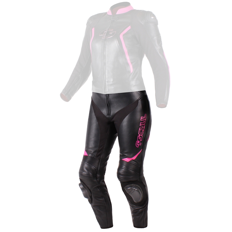 Dámské kalhoty Tschul 536 černo-růžové výprodej