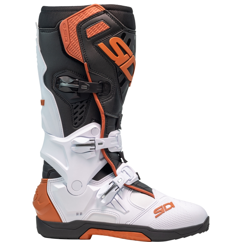 "SiDi Crossair" motociklininko batai baltai-juodai-bronziniai
