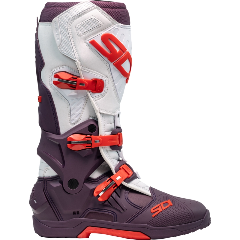 "SiDi Crossair" bordo ir baltos spalvos motociklininko batai