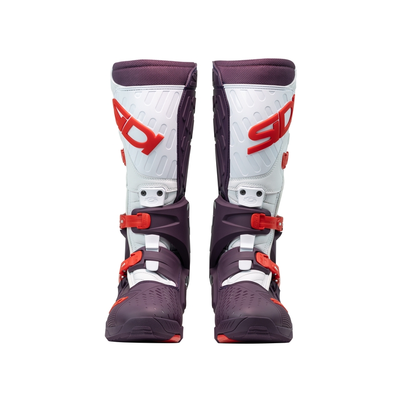 "SiDi Crossair" bordo ir baltos spalvos motociklininko batai