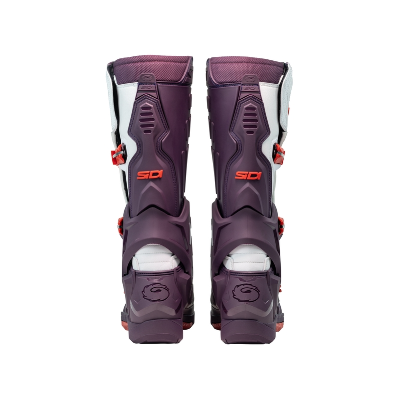 "SiDi Crossair" bordo ir baltos spalvos motociklininko batai