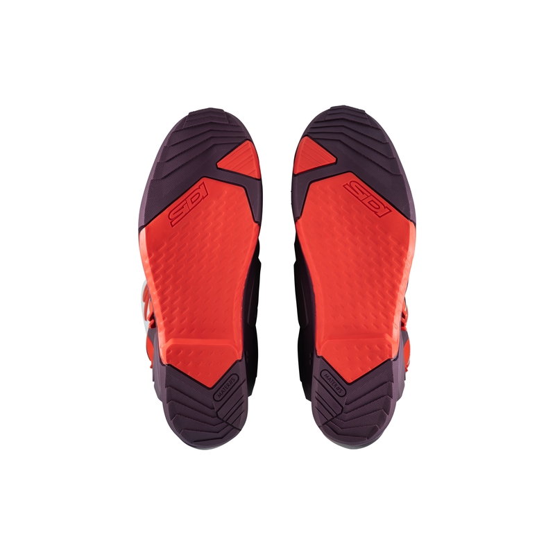 "SiDi Crossair" bordo ir baltos spalvos motociklininko batai
