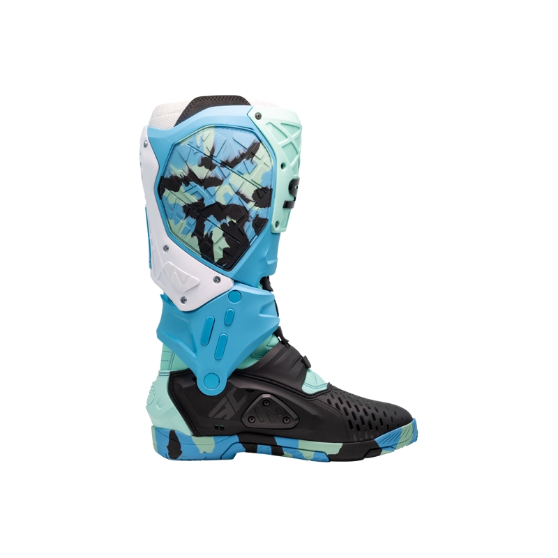 SiDi Crossair X juodi ir turkio spalvos motociklininko batai