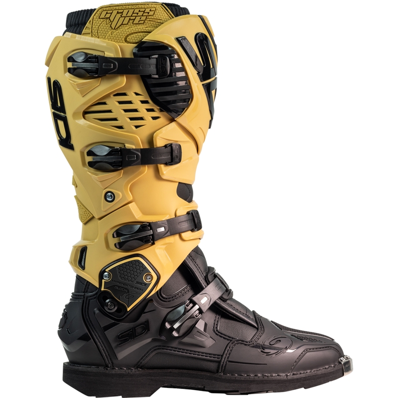 SiDi Crossfire 3 motociklininko batai aukso ir juodos spalvos