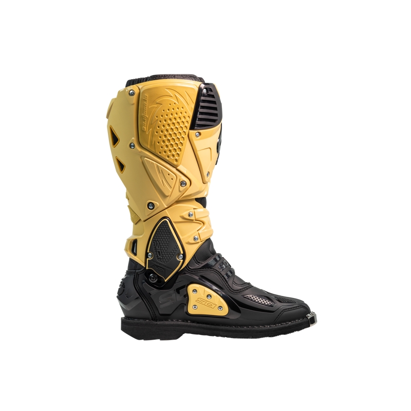 SiDi Crossfire 3 motociklininko batai aukso ir juodos spalvos