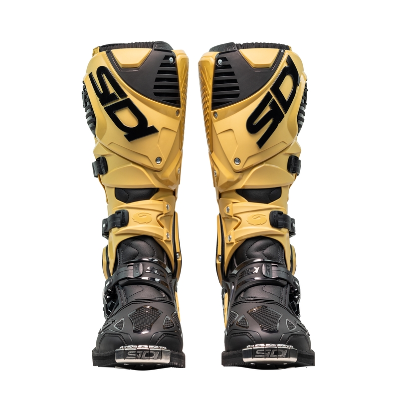 SiDi Crossfire 3 motociklininko batai aukso ir juodos spalvos