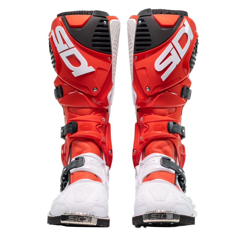 SiDi Crossfire 3 motociklininko batai raudonos ir baltos spalvos