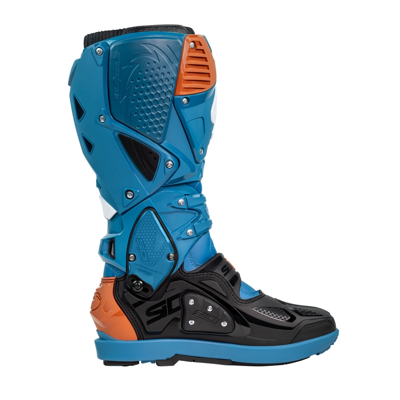 Motociklininko batai SiDi Crossfire 3 SRS blue-bronze