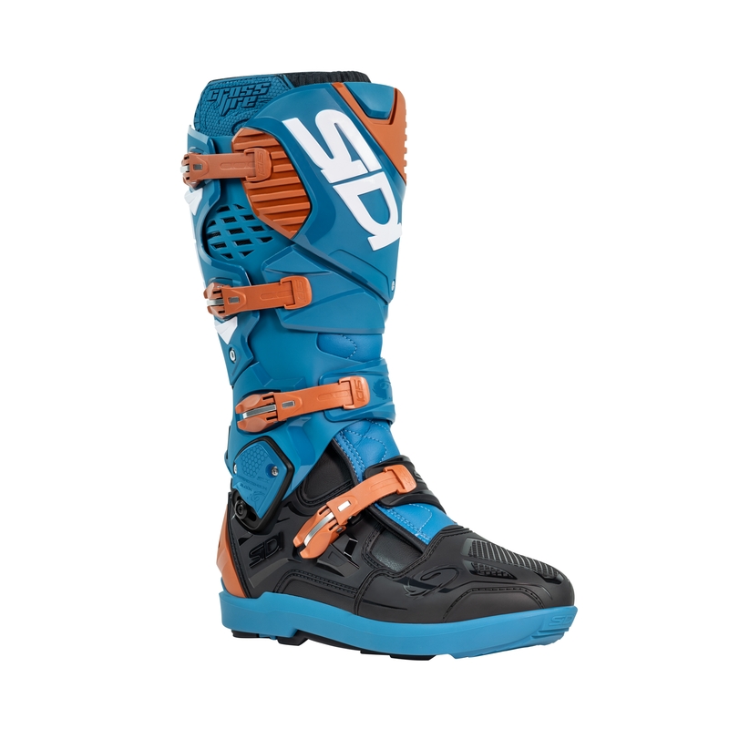 Motociklininko batai SiDi Crossfire 3 SRS blue-bronze
