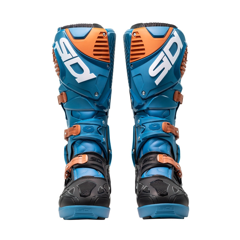 Motociklininko batai SiDi Crossfire 3 SRS blue-bronze