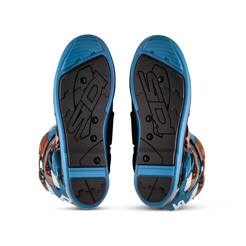 Motociklininko batai SiDi Crossfire 3 SRS blue-bronze