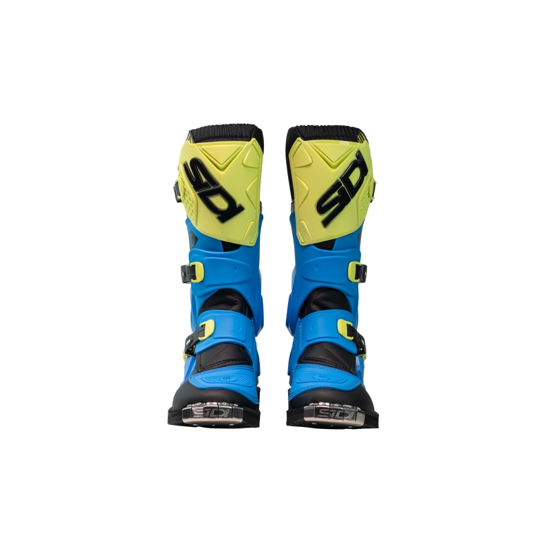 Vaikiški motokroso bateliai SiDi Flame blue-yellow-black