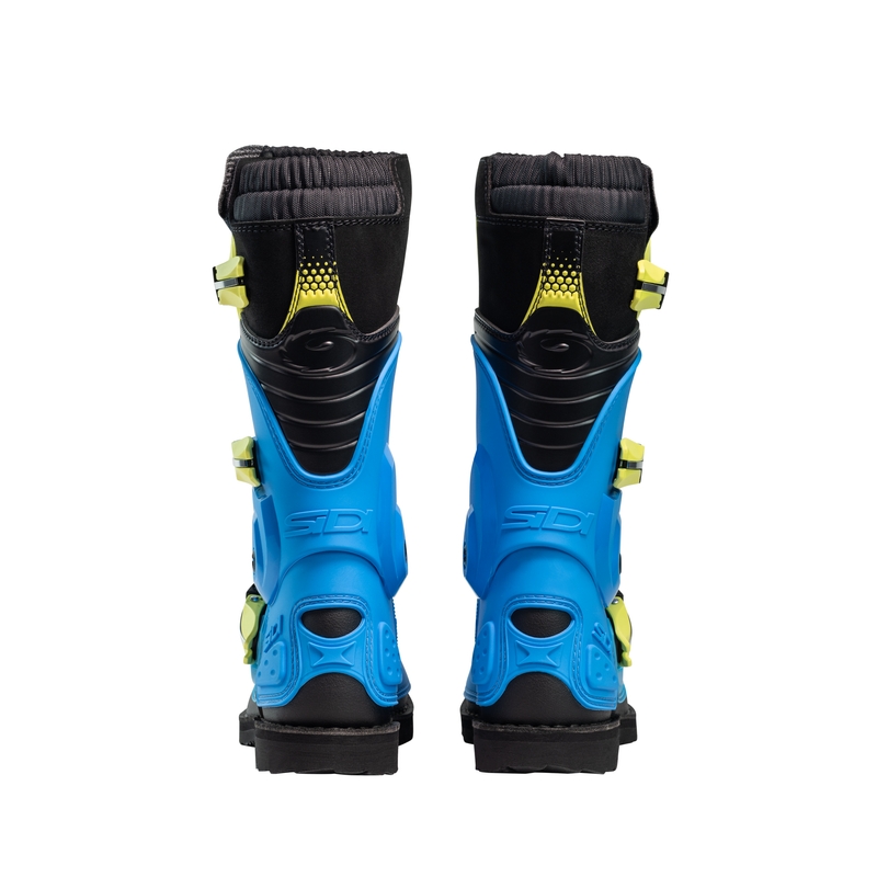 Vaikiški motokroso bateliai SiDi Flame blue-yellow-black