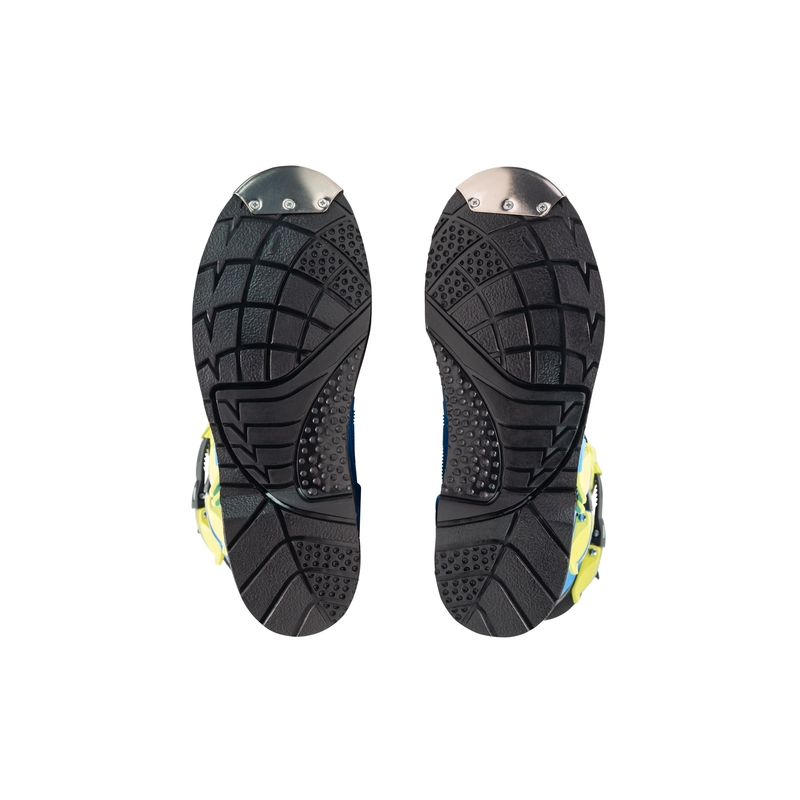 Vaikiški motokroso bateliai SiDi Flame blue-yellow-black