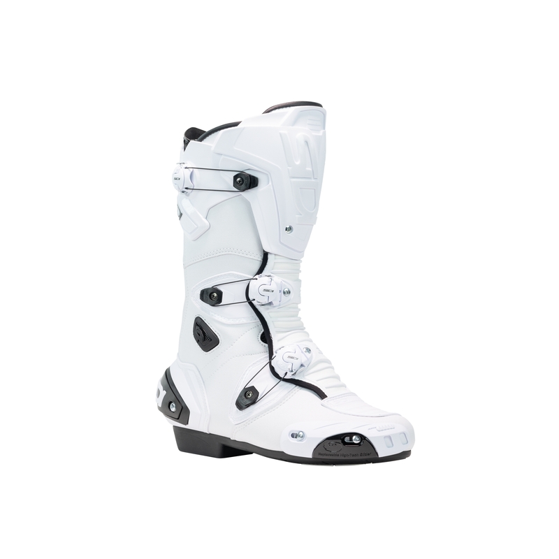 Motociklininko batai SiDi MAG 1 white-white