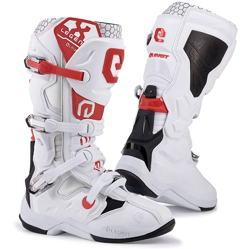 "Eleveit X-Legend EVO" motokroso batai balti