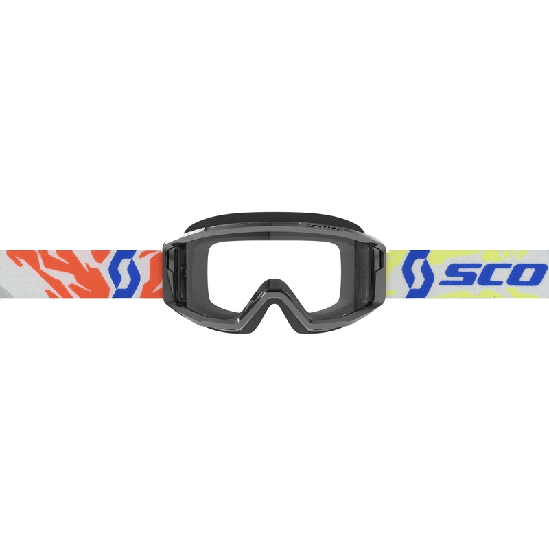 Vaikiški motokroso akiniai SCOTT Primal Youth juodi su skaidriu stiklu
