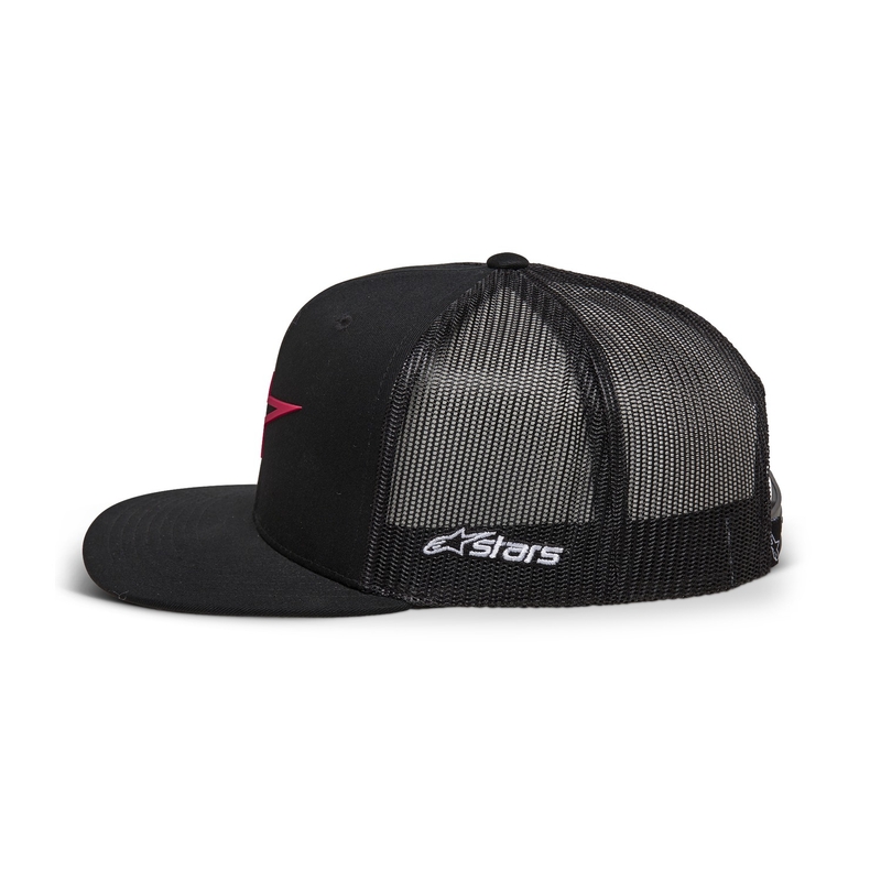 Alpinestars 3D Ageless Trucker kepuraitė juodai raudona
