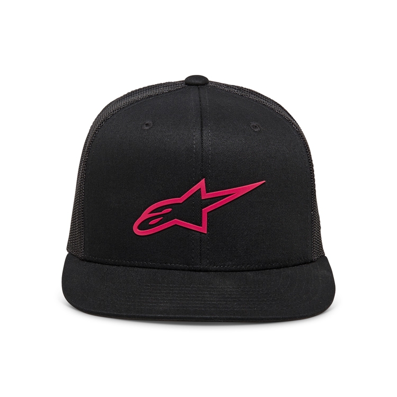 Alpinestars 3D Ageless Trucker kepuraitė juodai raudona
