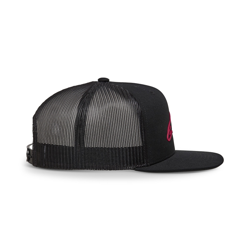 Alpinestars 3D Ageless Trucker kepuraitė juodai raudona