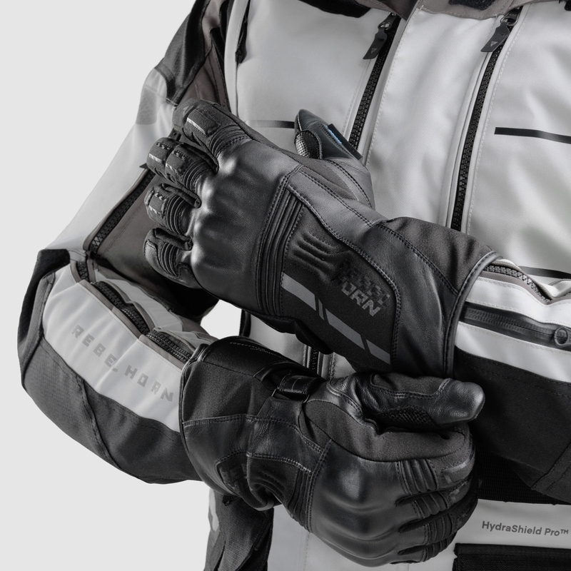 Motociklininko pirštinės Rebelhorn Tracer WP black