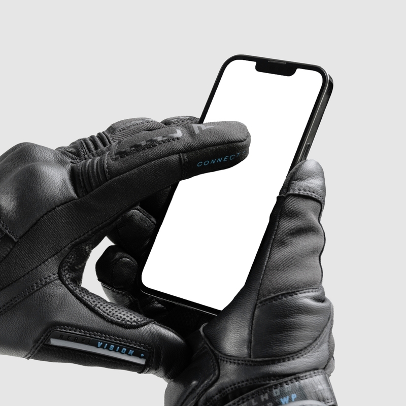 Motociklininko pirštinės Rebelhorn Tracer WP black