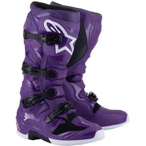 Alpinestars TECH 7 motokroso batai violetinės spalvos