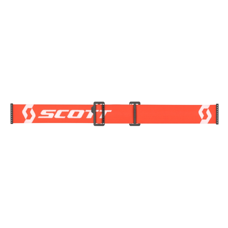 Motokroso akiniai SCOTT Primal CH oranžiniai ir balti su chromuotu oranžiniu stiklu